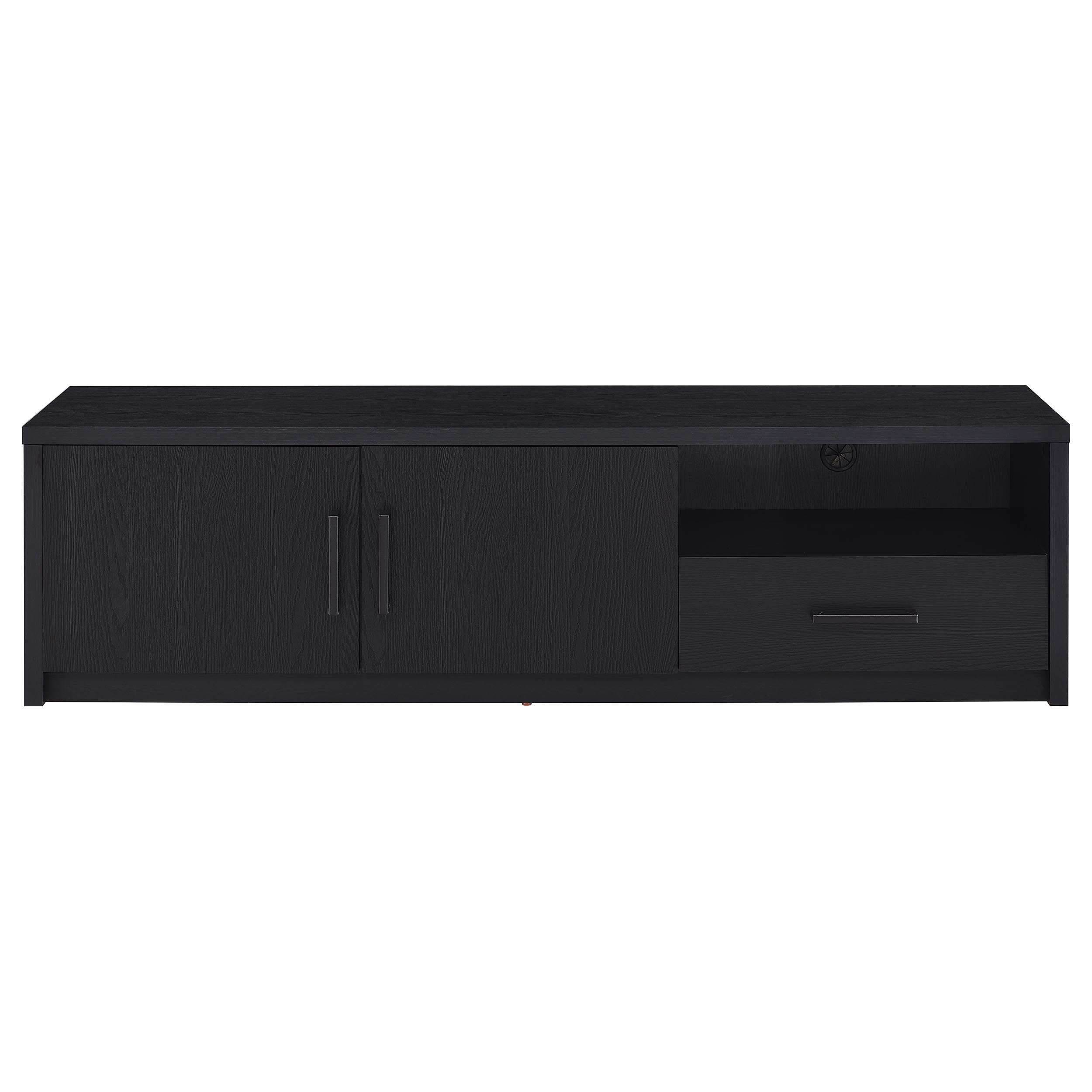 Murray 70-inch 2-door TV Stand Media Console Black