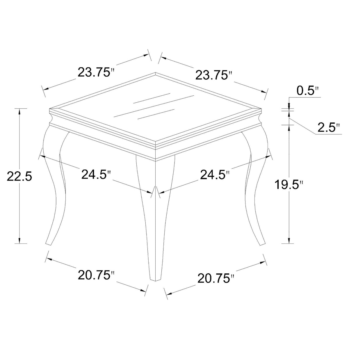 Carone End & Side Tables