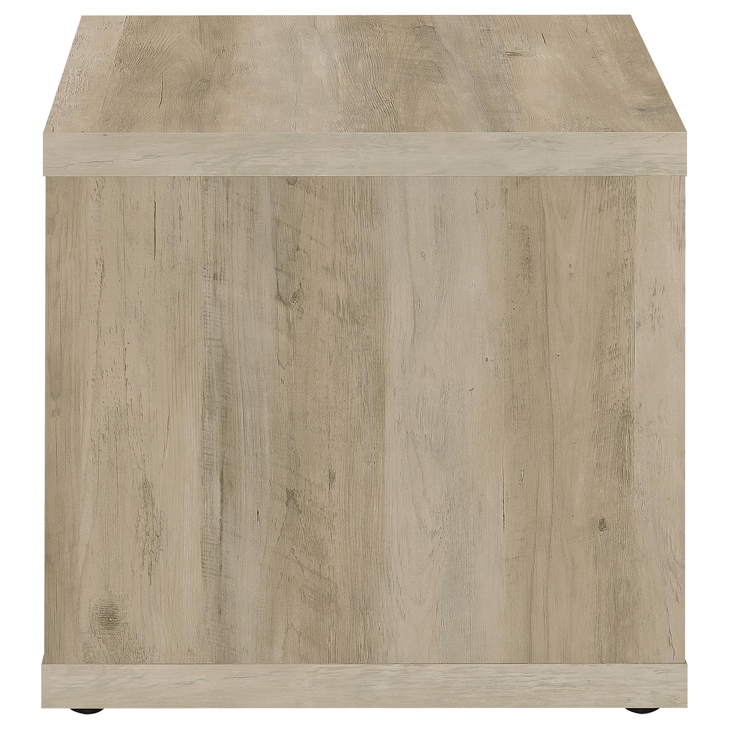 Frisco Square Engineered Pine Wood Side End Table