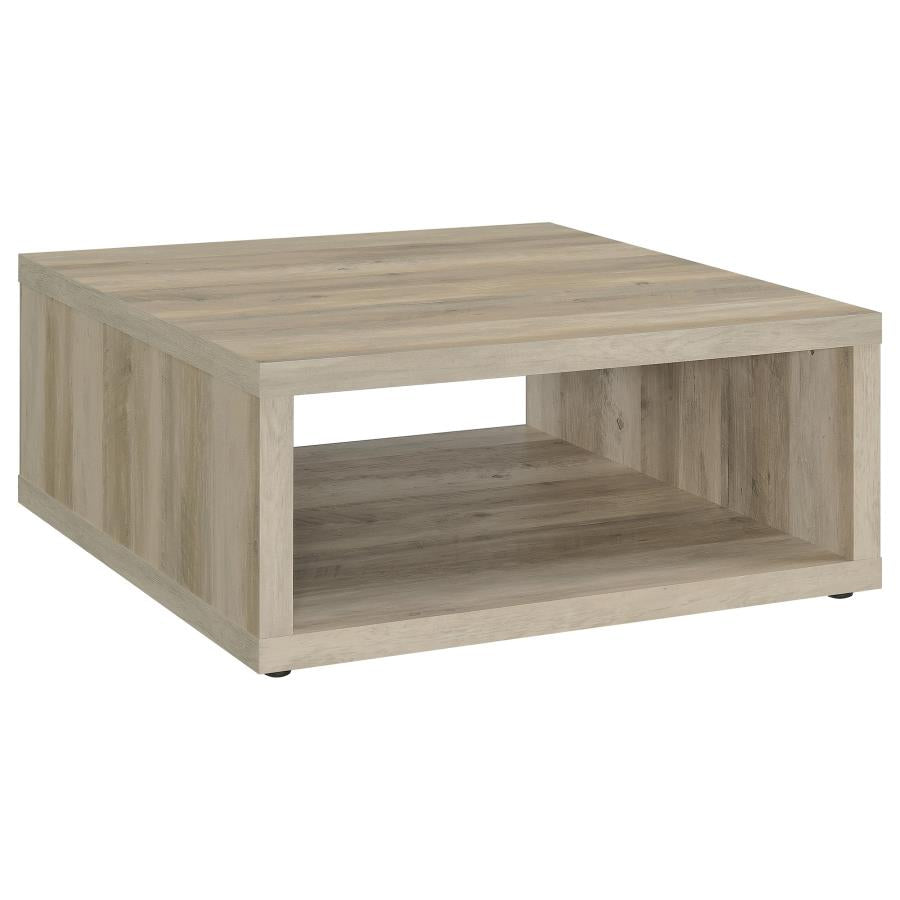 Frisco Square Engineered Pine Wood Coffee Table