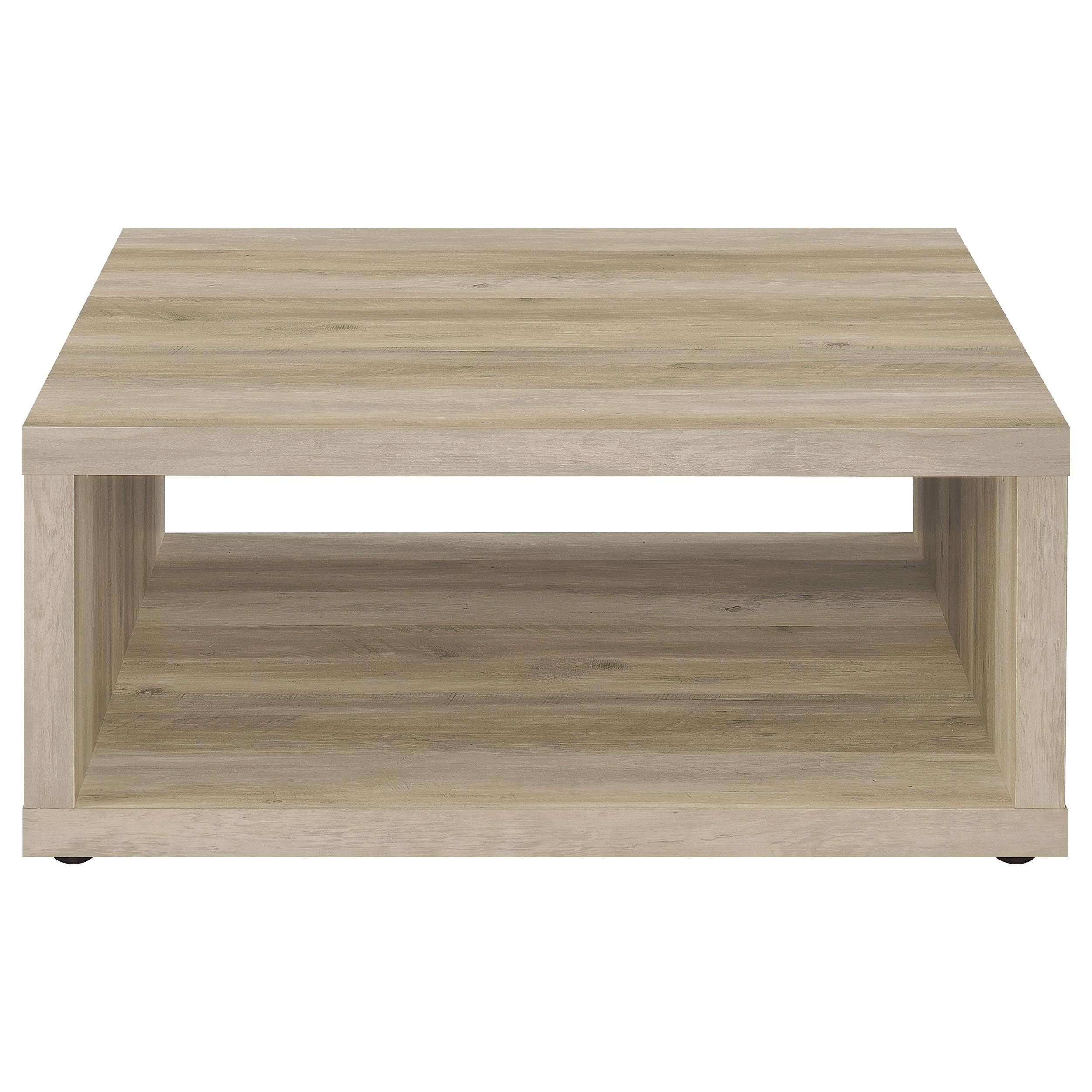 Frisco Square Engineered Pine Wood Coffee Table
