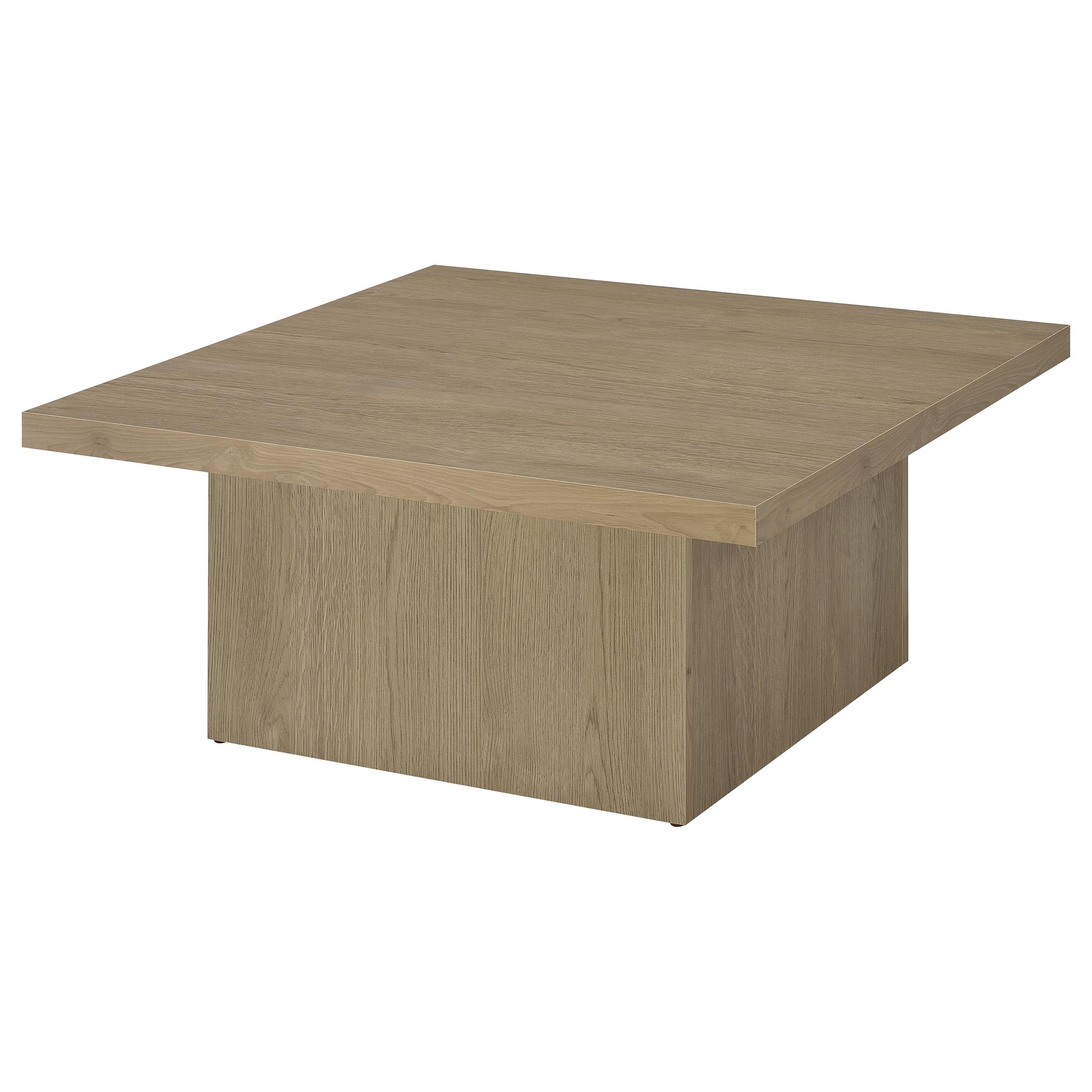 Devar Square Engineered Wood Cocktail Latte Coffee Table