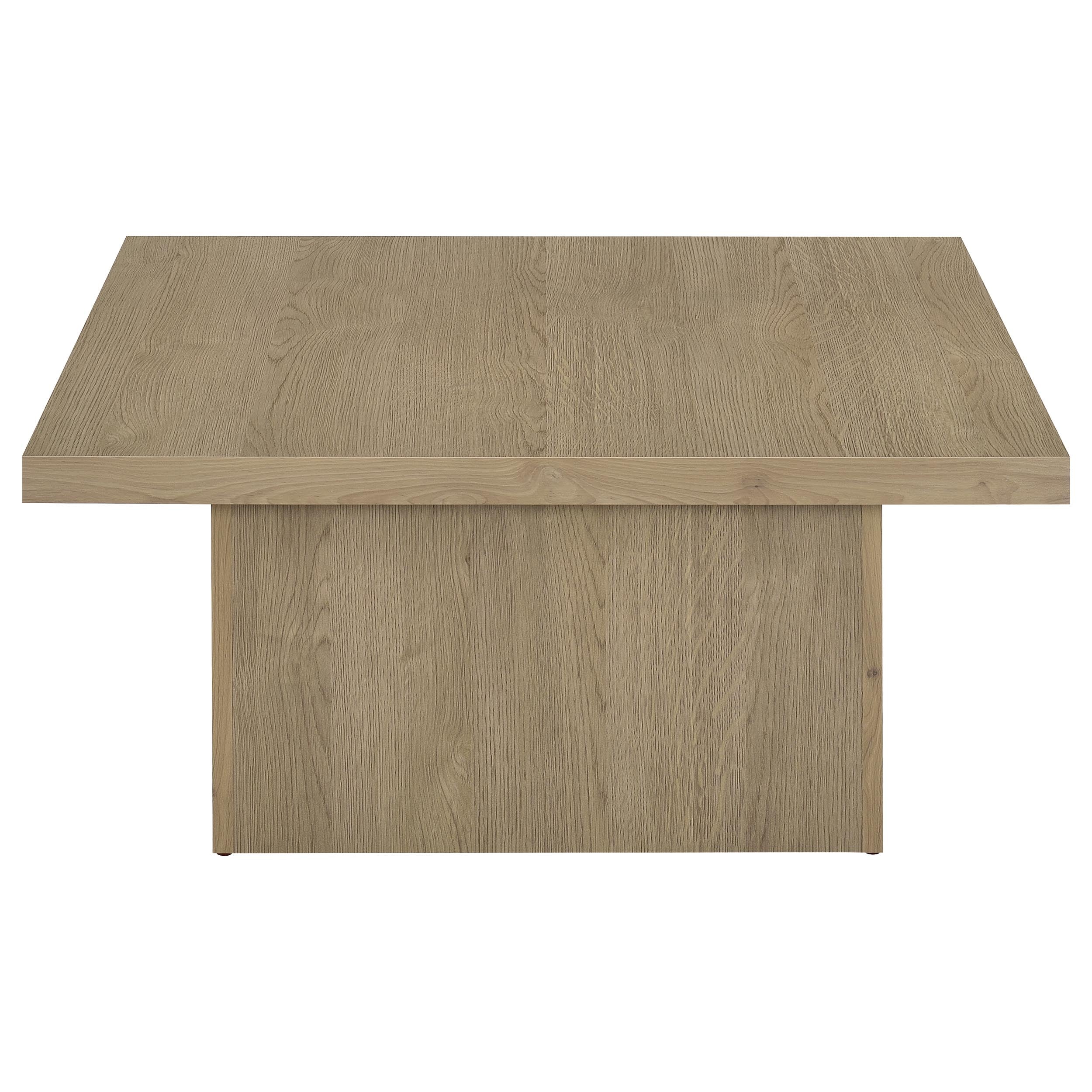 Devar Square Engineered Wood Cocktail Latte Coffee Table