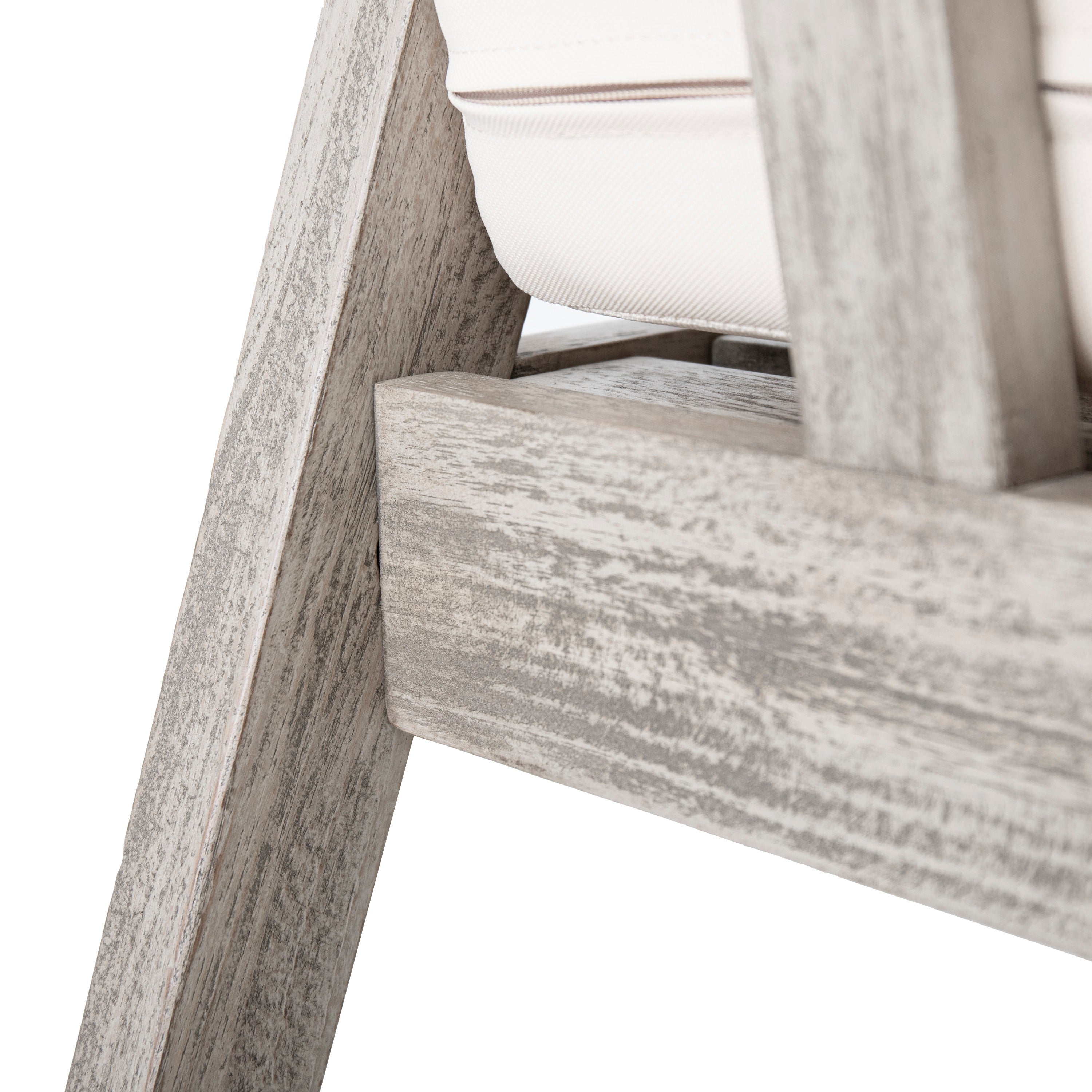 Outdoor Club Chair Cushioned Seating - Light Gray