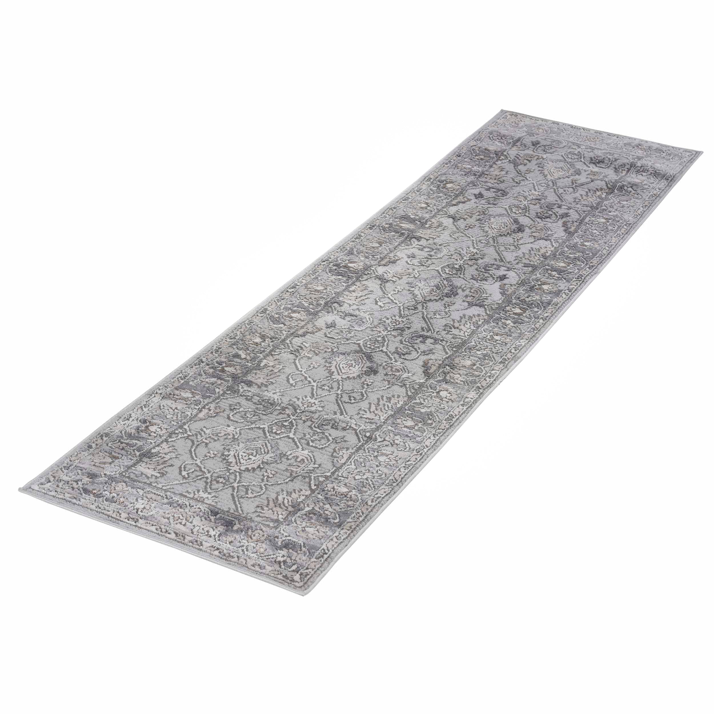Marfi Ivory-Grey Runner Rug 2'2'' x 8'