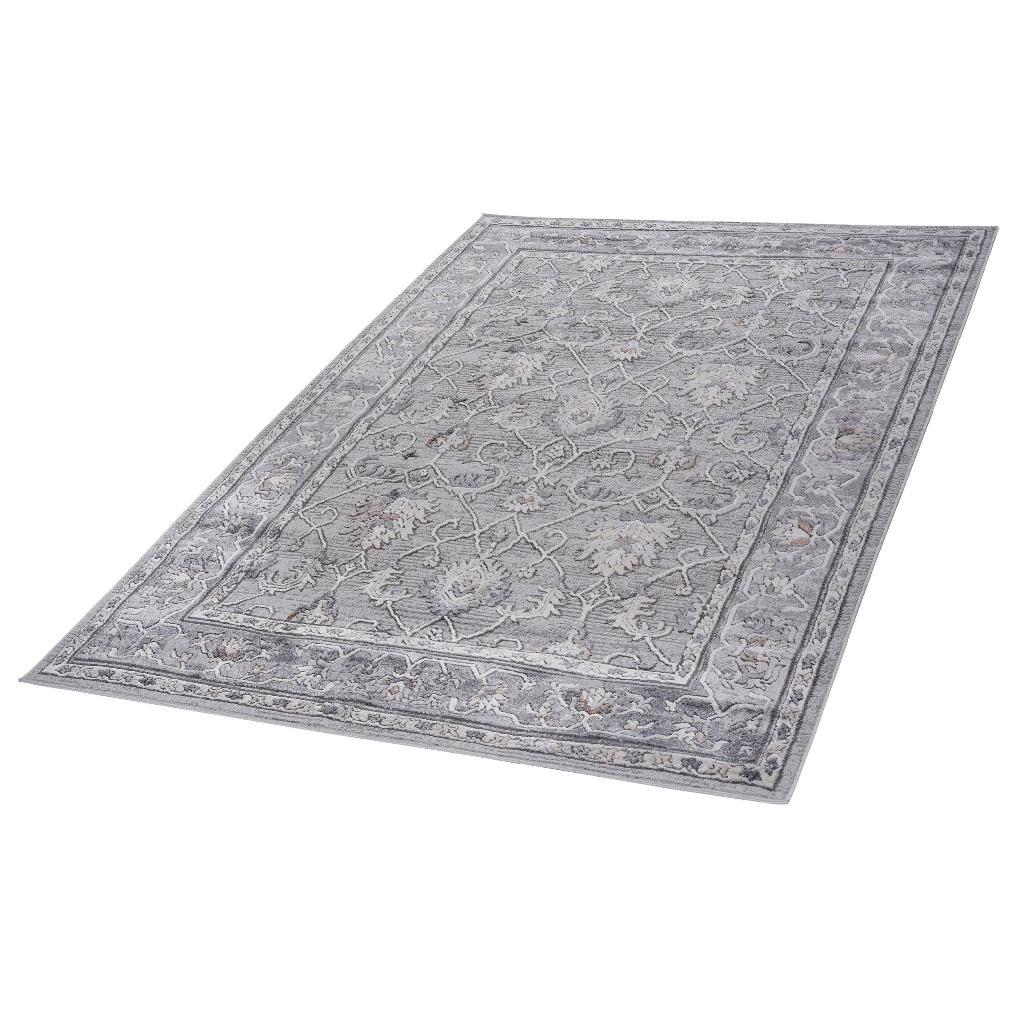 Marfi Ivory - Grey Rug Size 6'7'' x 9'
