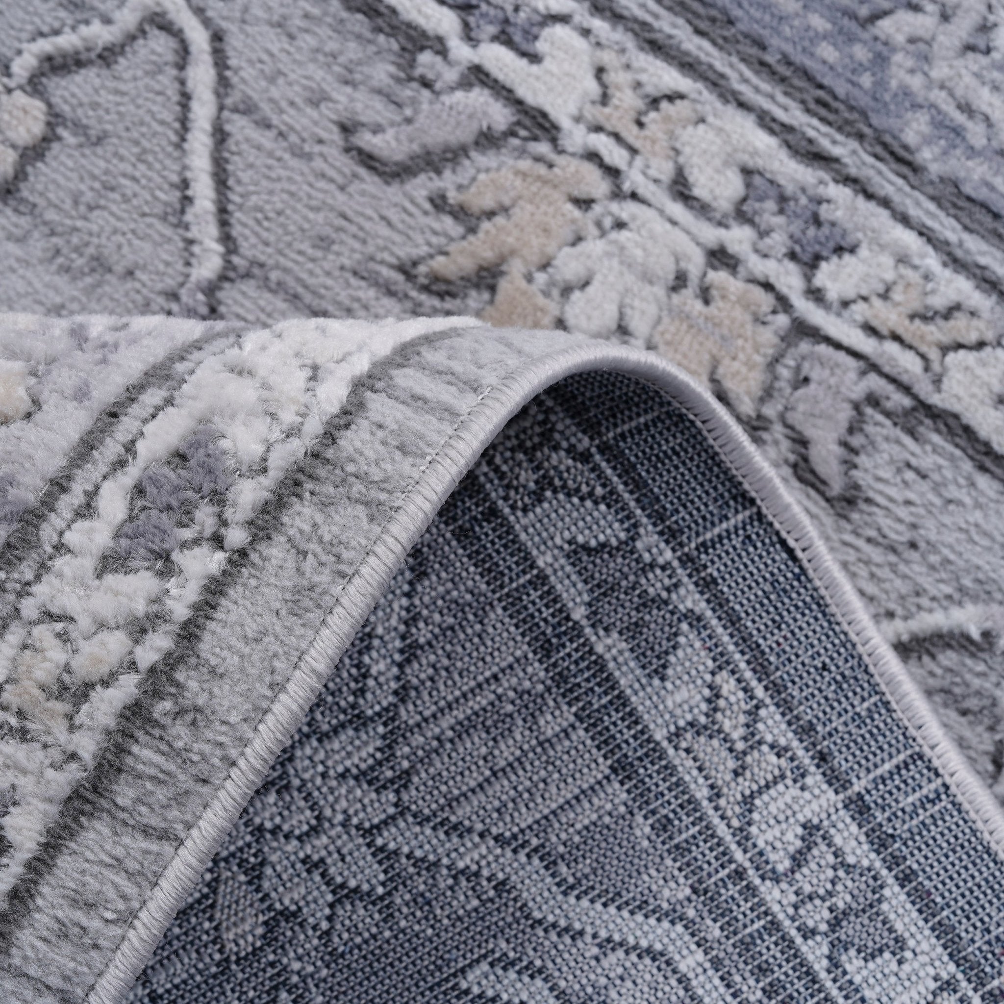 Marfi Ivory - Grey Rug Size 5'3'' x 7'6"