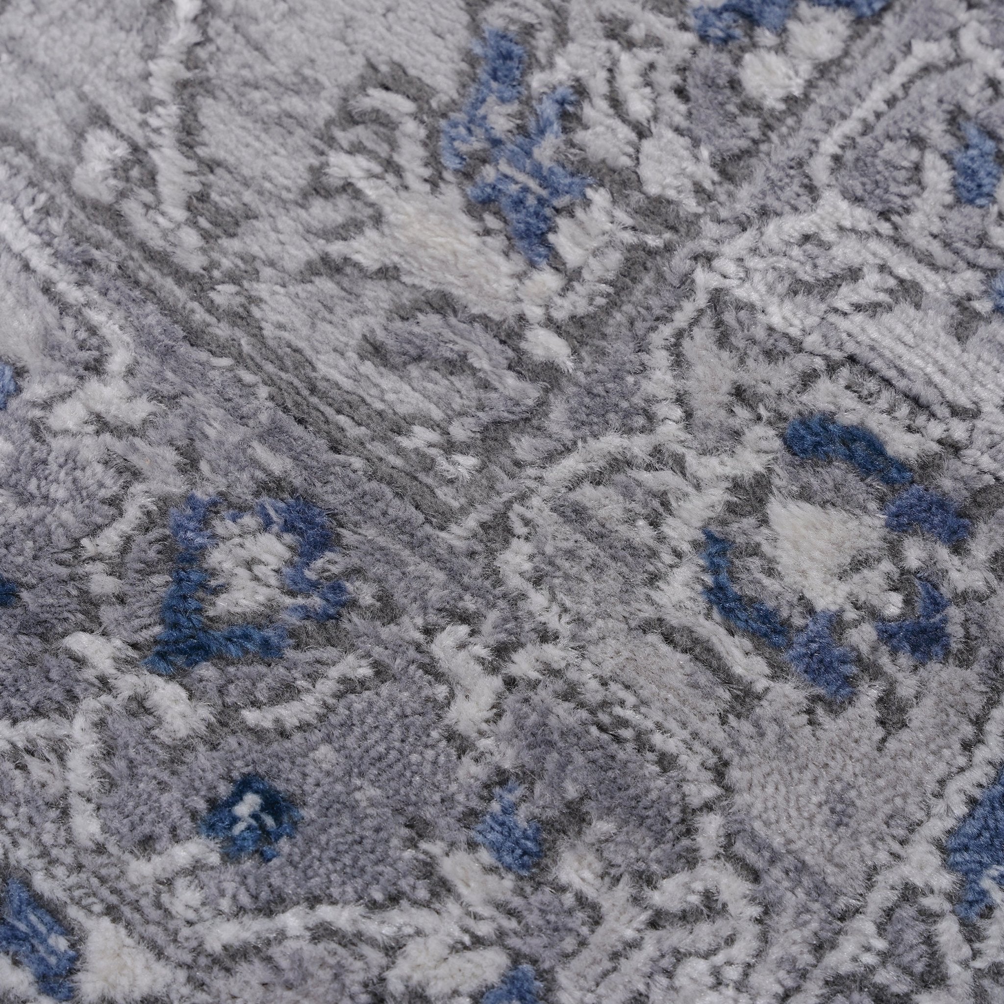 Marfi Grey-Blue Runner Rug 2'2'' x 8'