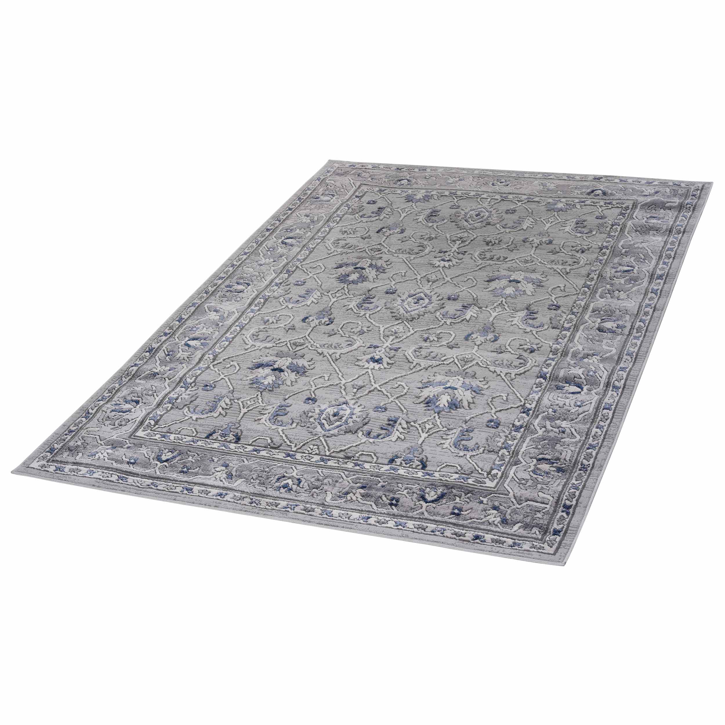Marfi Grey - Blue Rug Size 5'3'' x 7'6''