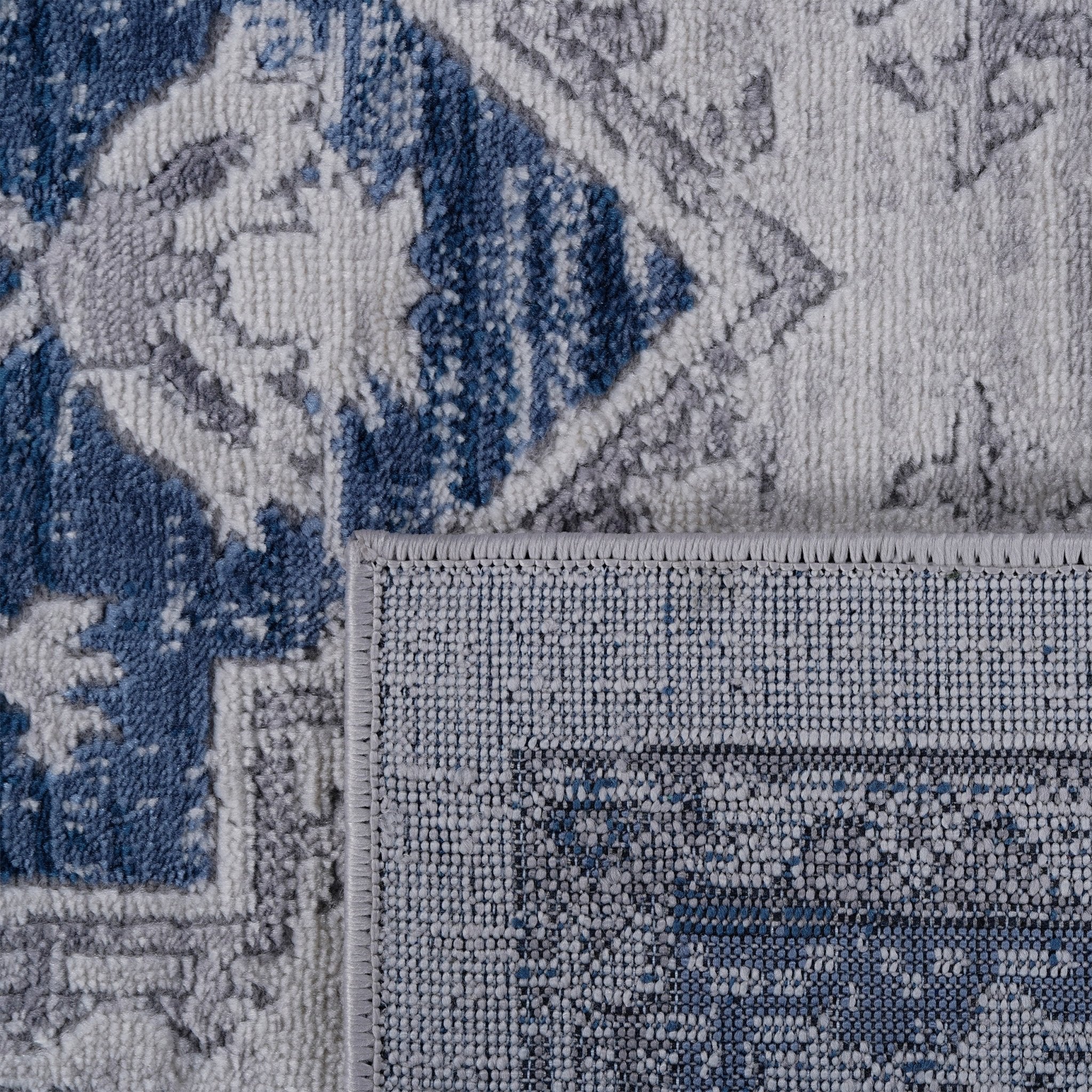 Marfi Blue - Grey Rug Size 7'9'' x 10'