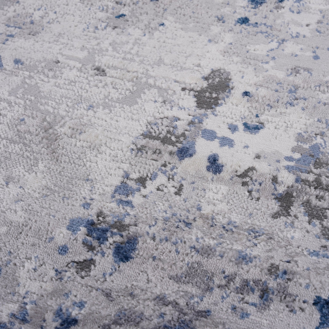Marfi Silver-Blue Rug Size 6'7'' x 9'