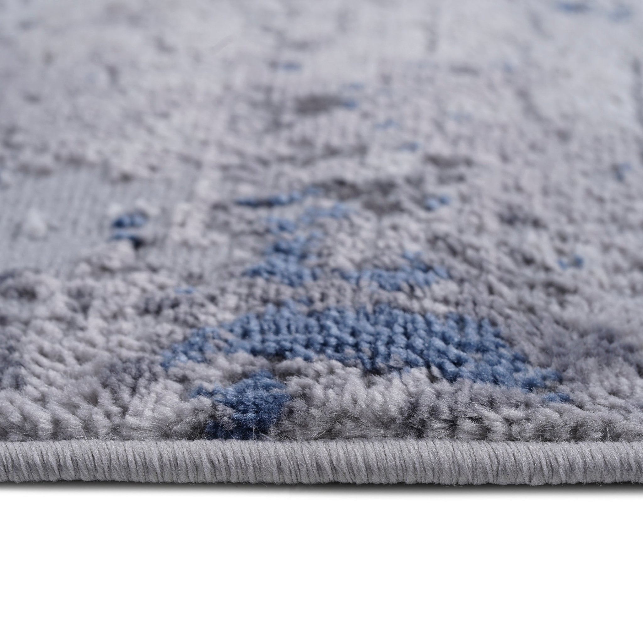 Marfi Silver-Blue Rug Size 6'7'' x 9'