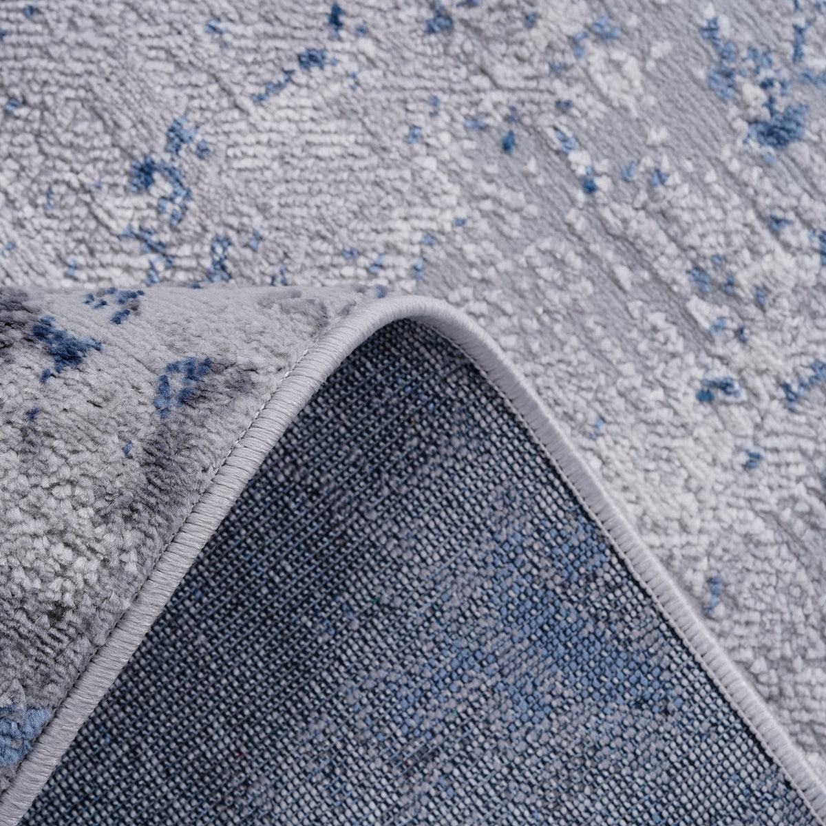 Marfi Silver-Blue Rug Size 7'9'' x 10'