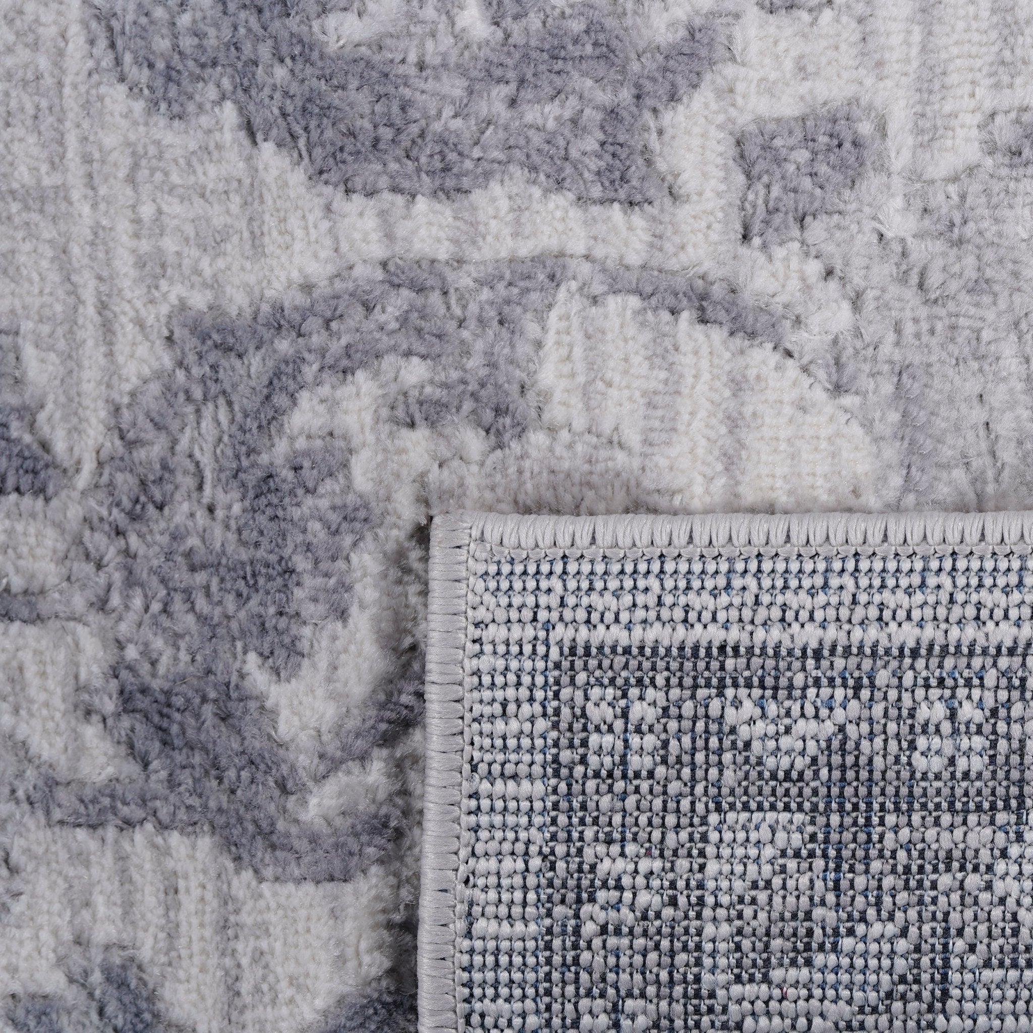 Marfi Grey-Silver Runner Rug 2'2'' x 8'