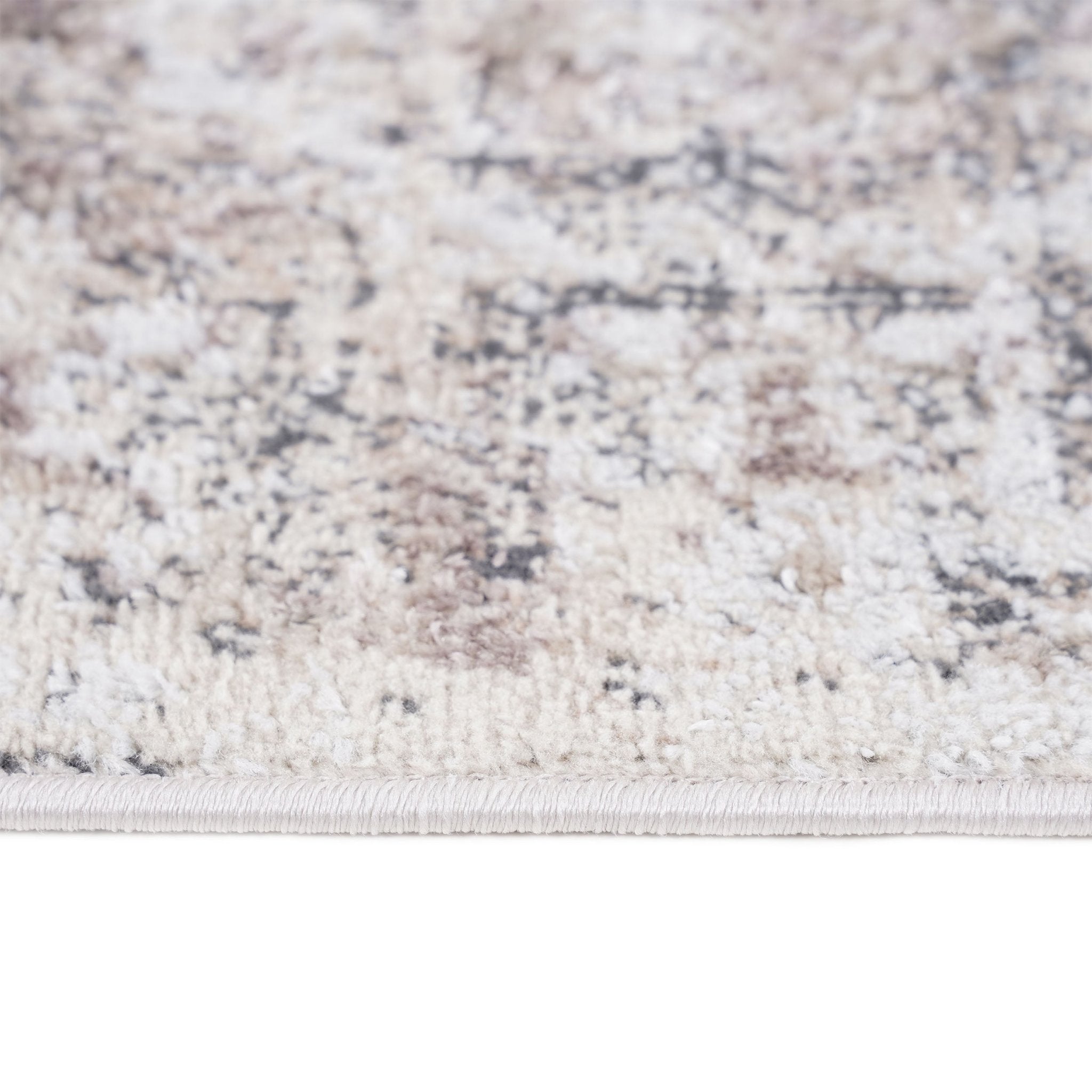 Payas Cream Anthracite Rug Size 2'2'' x 8'