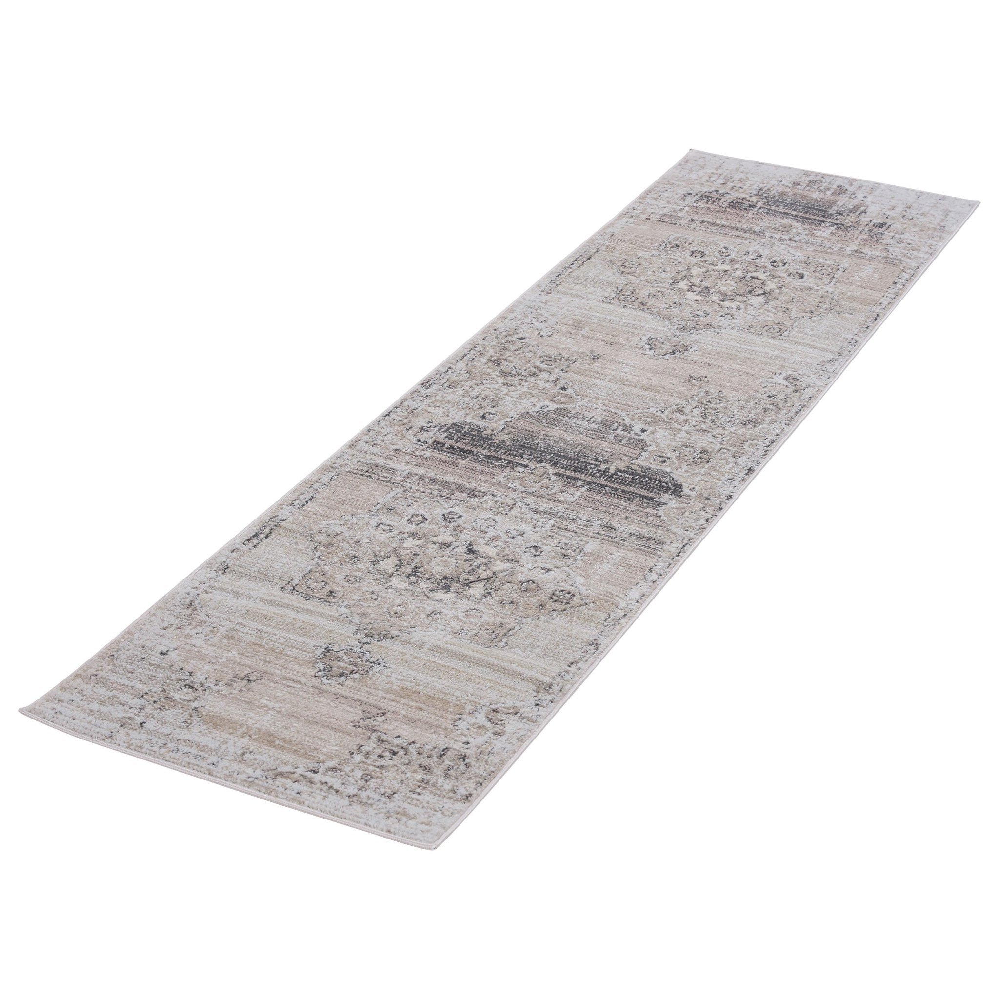 Payas Cream-Beige Runnner Rug Size 2'2'' x 8'