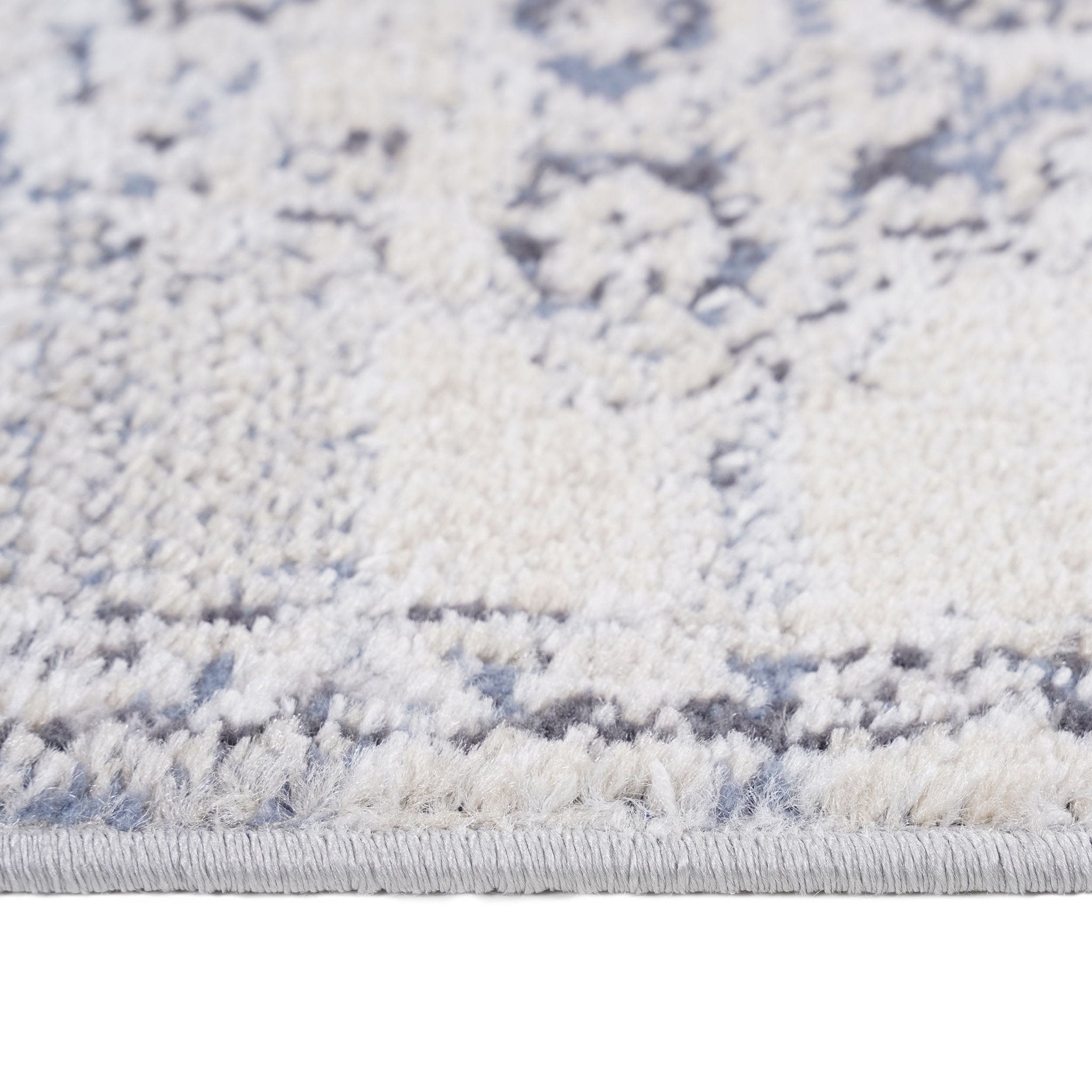 Payas Cream-Blue Runner Rug Size 2'2'' x 8'