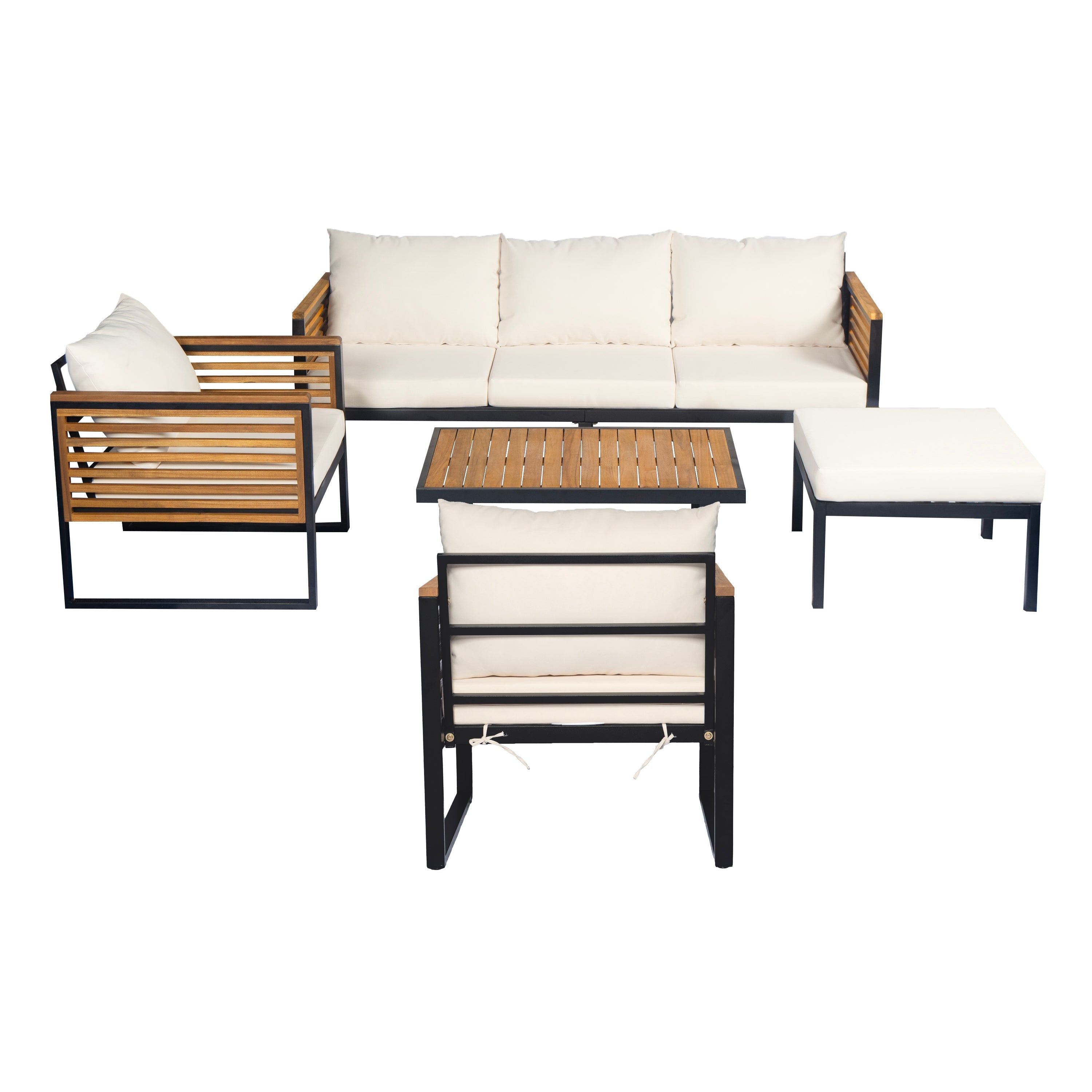 Outdoor Sofa Set Acacia Wood