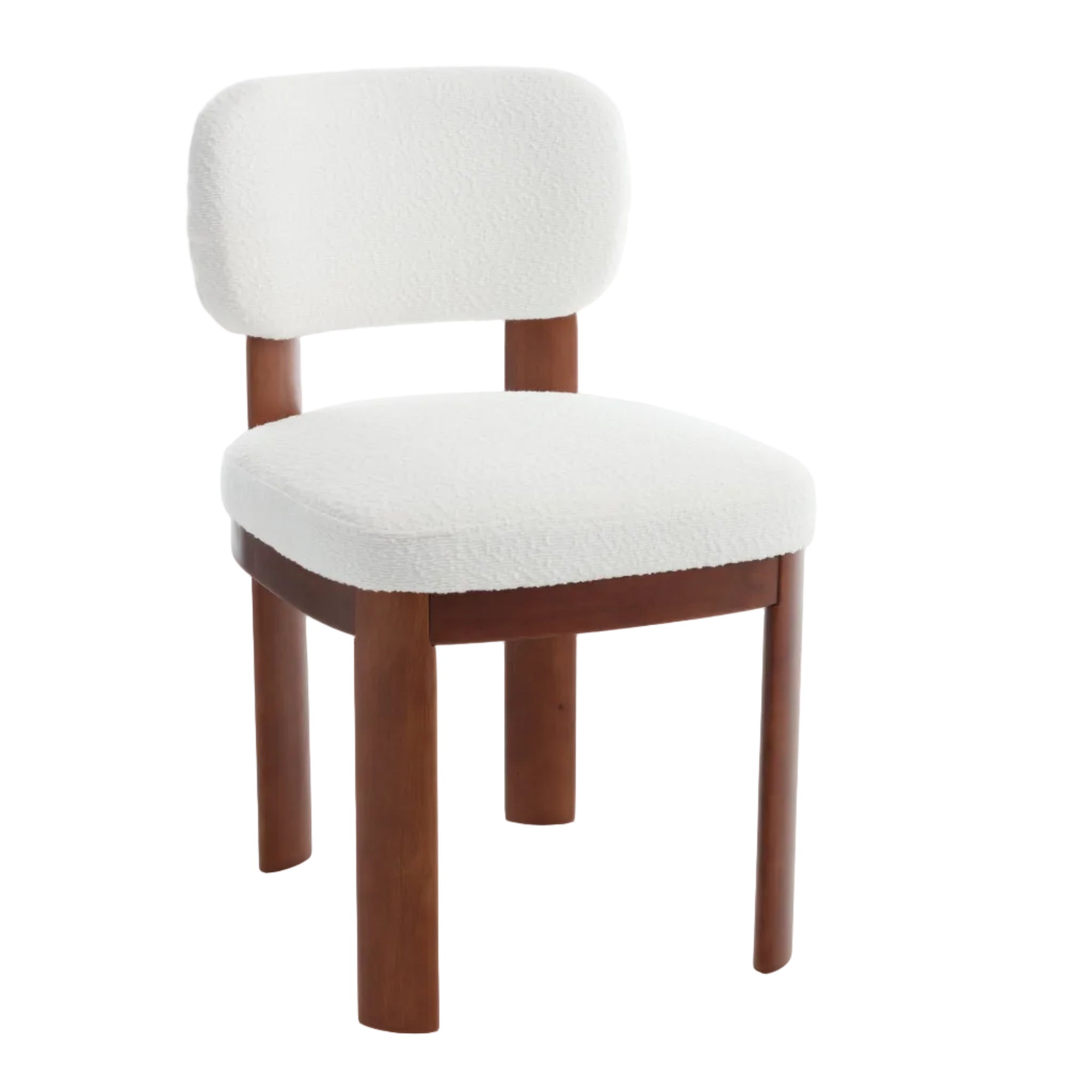 Dothan Modern Farmhouse Dining Chairs with Natural Solid Wood Legs - Set of 2