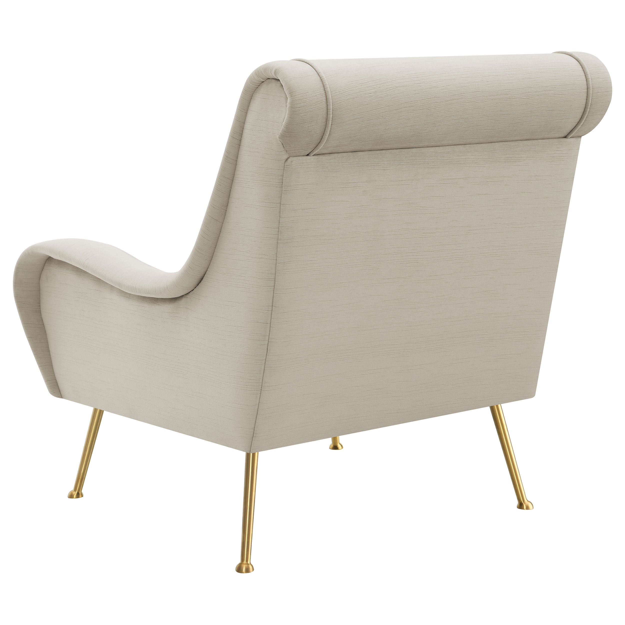 Ricci Upholstered Saddle Arm Accent Chair