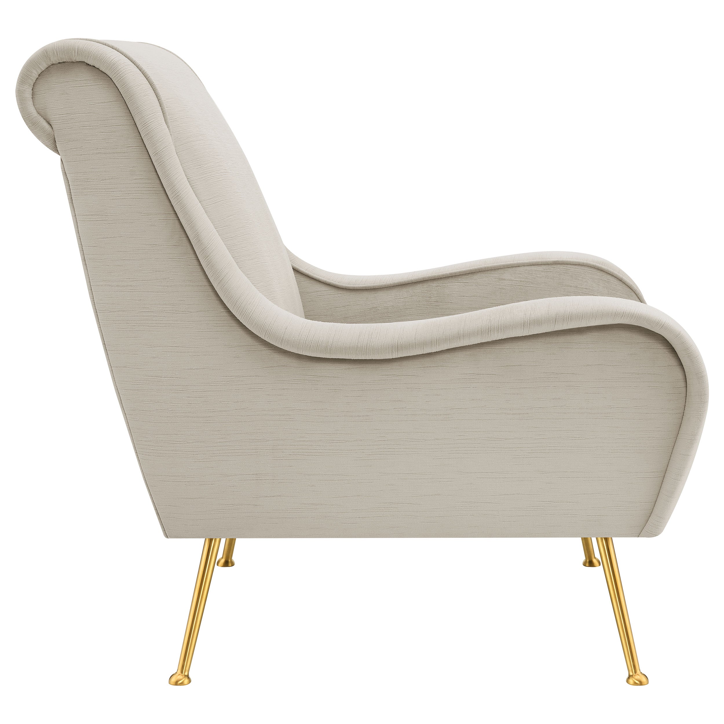 Ricci Upholstered Saddle Arm Accent Chair