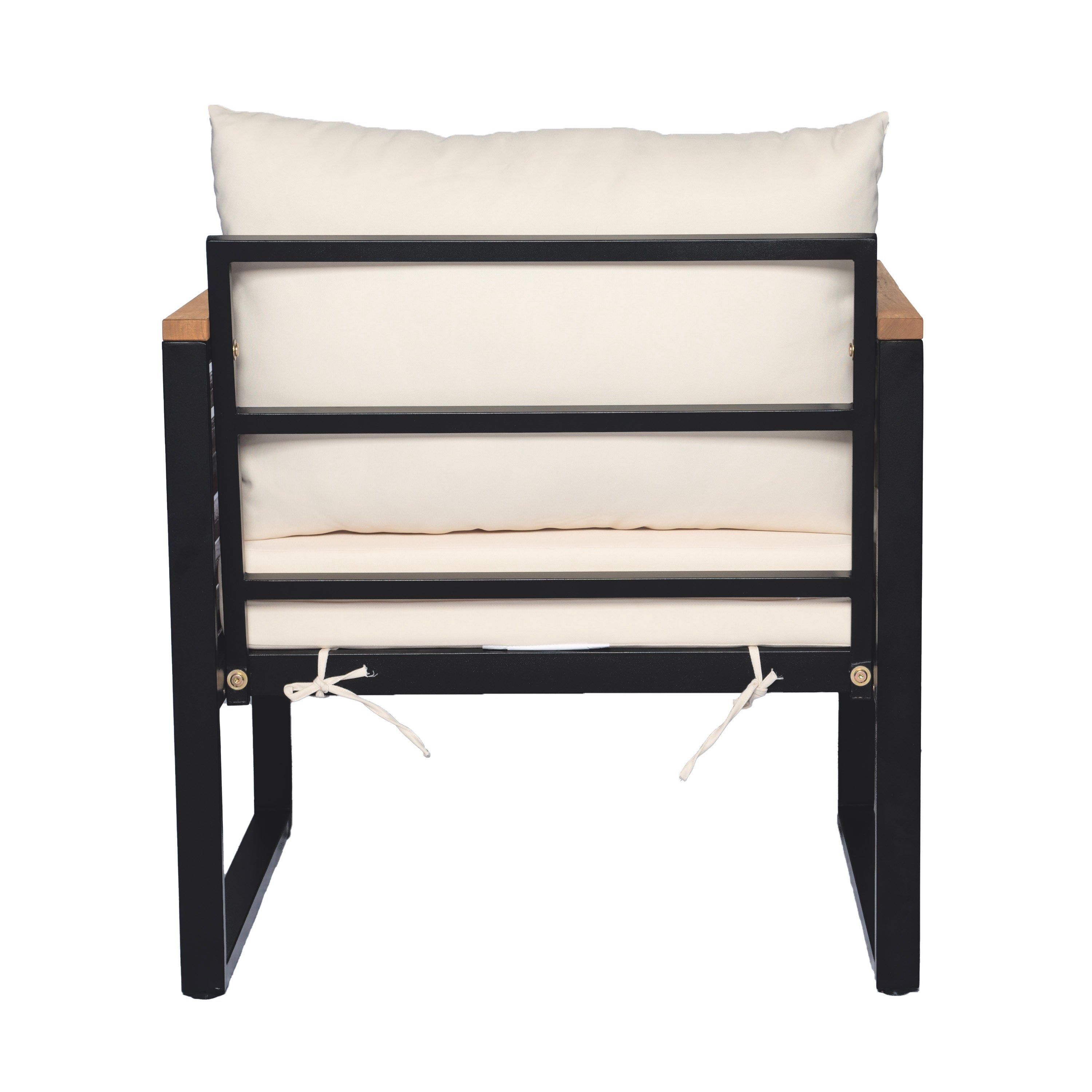 Outdoor Furniture Cushioned Seating Set of 2