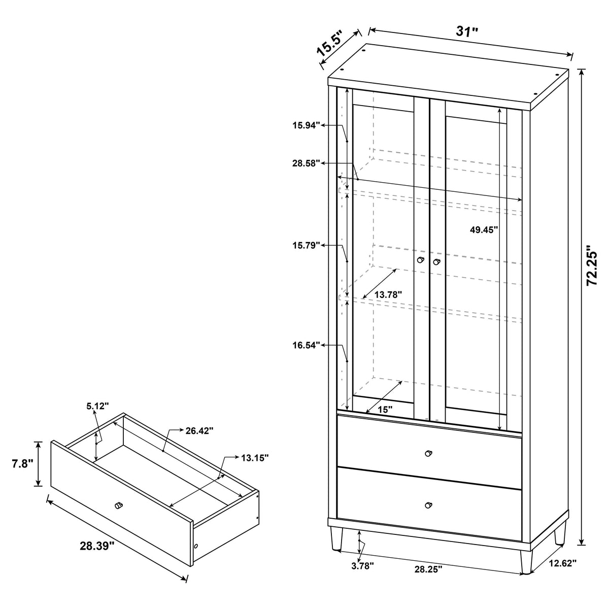 Wadeline Accent Cabinets