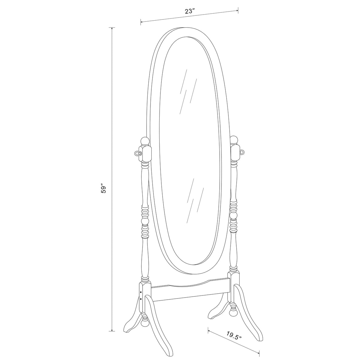 Foyet Cheval Mirrors