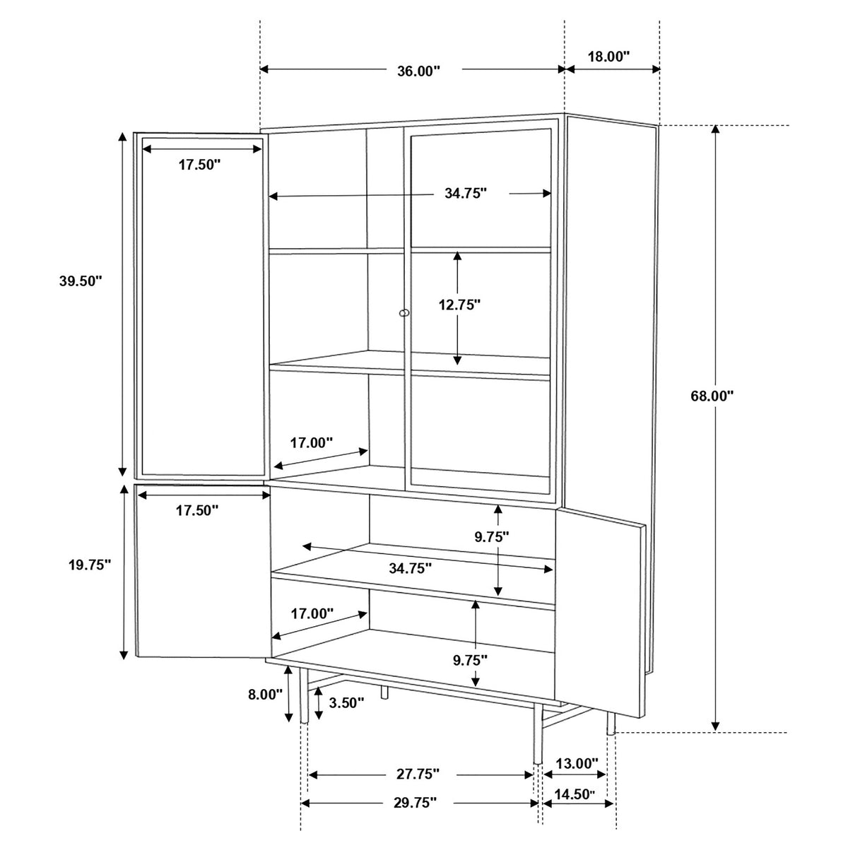 Santiago Accent Cabinets