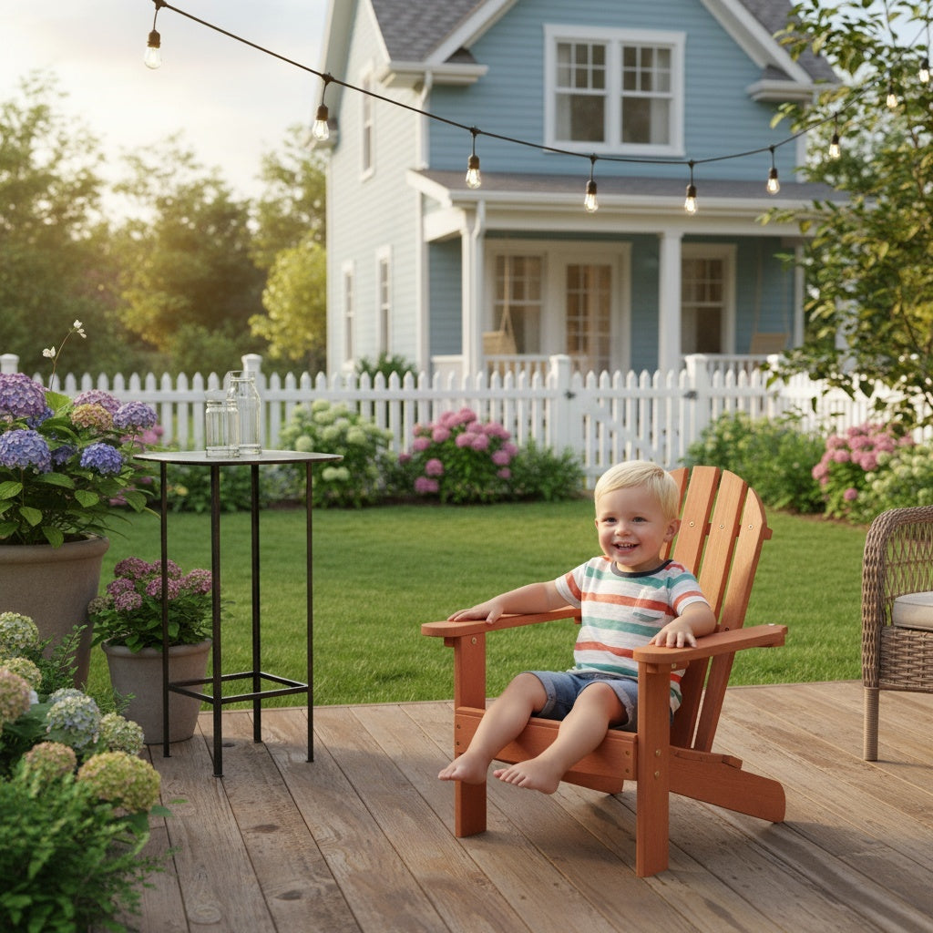 Wooden Outdoor Adirondack Chair Outdoor Seating