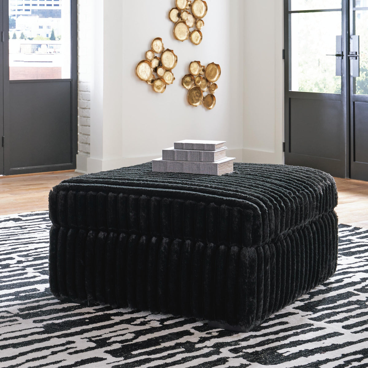 Midnight-Madness Ottoman by Ashley - image 3