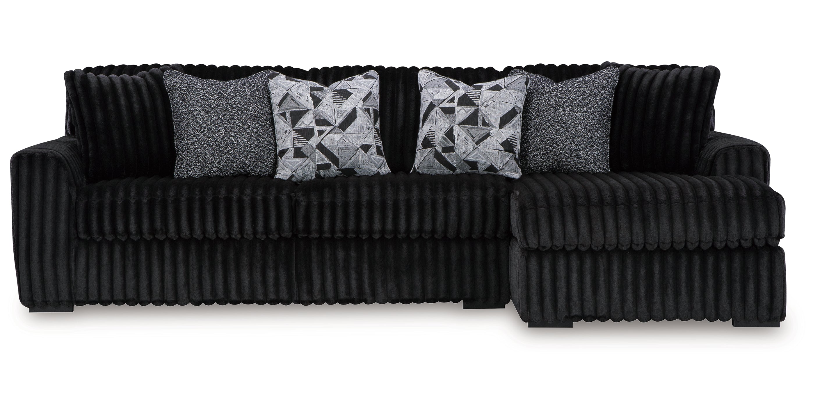 Midnight-Madness 2-Piece Sectional Sofa with Chaise