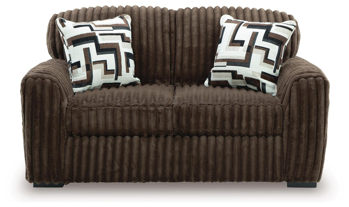 Midnight-Madness Stationary Loveseat by Ashley - image 3