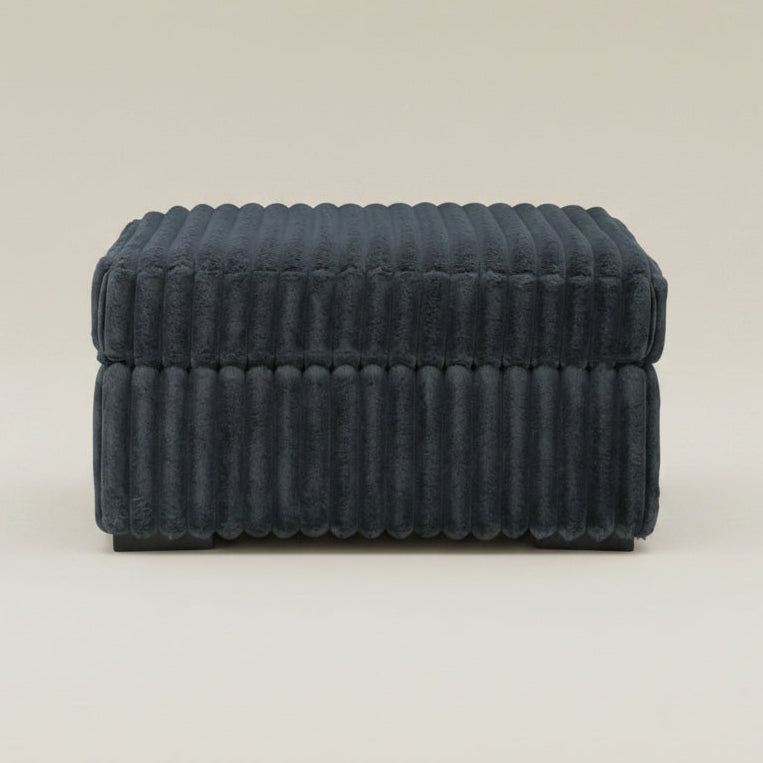Midnight-Madness Oversized Accent Ottoman