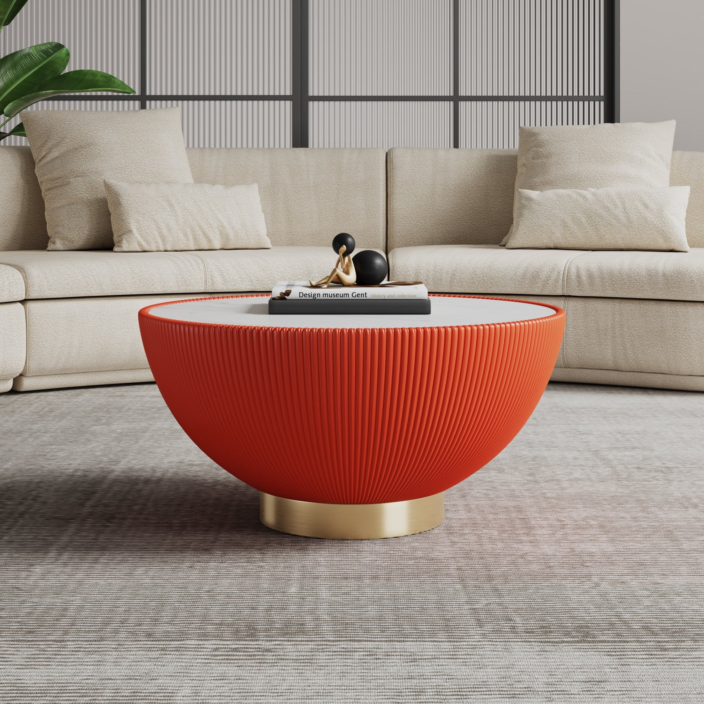 Anderson Coffee Table in Orange