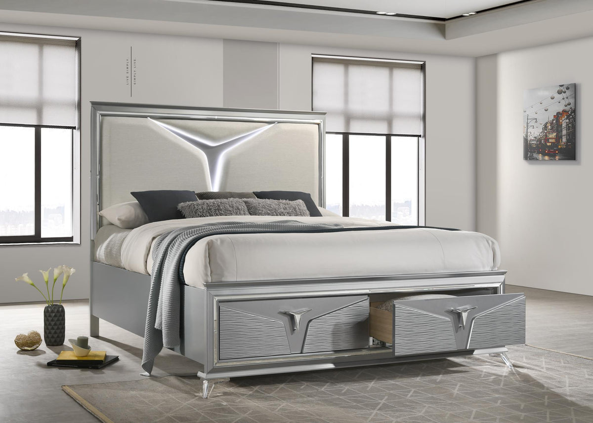 Olive Silver Bedroom Collection