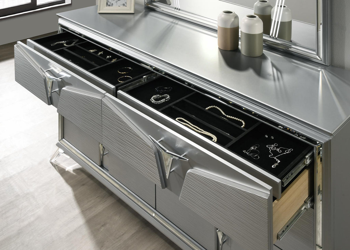 Olive Silver Bedroom Collection