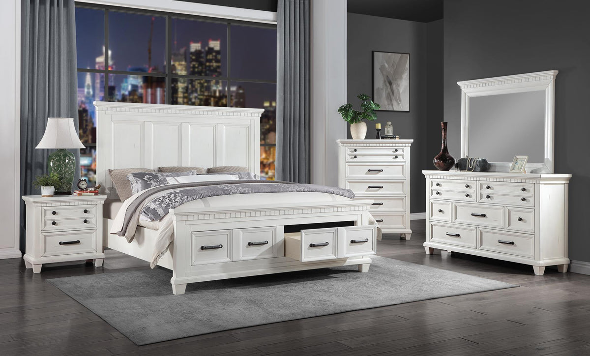 White Panel Bedroom Collection