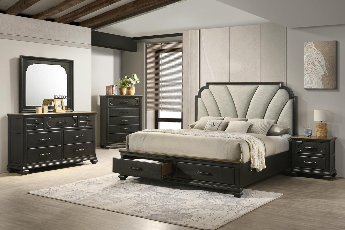 Charcoal Black Bedroom Collection
