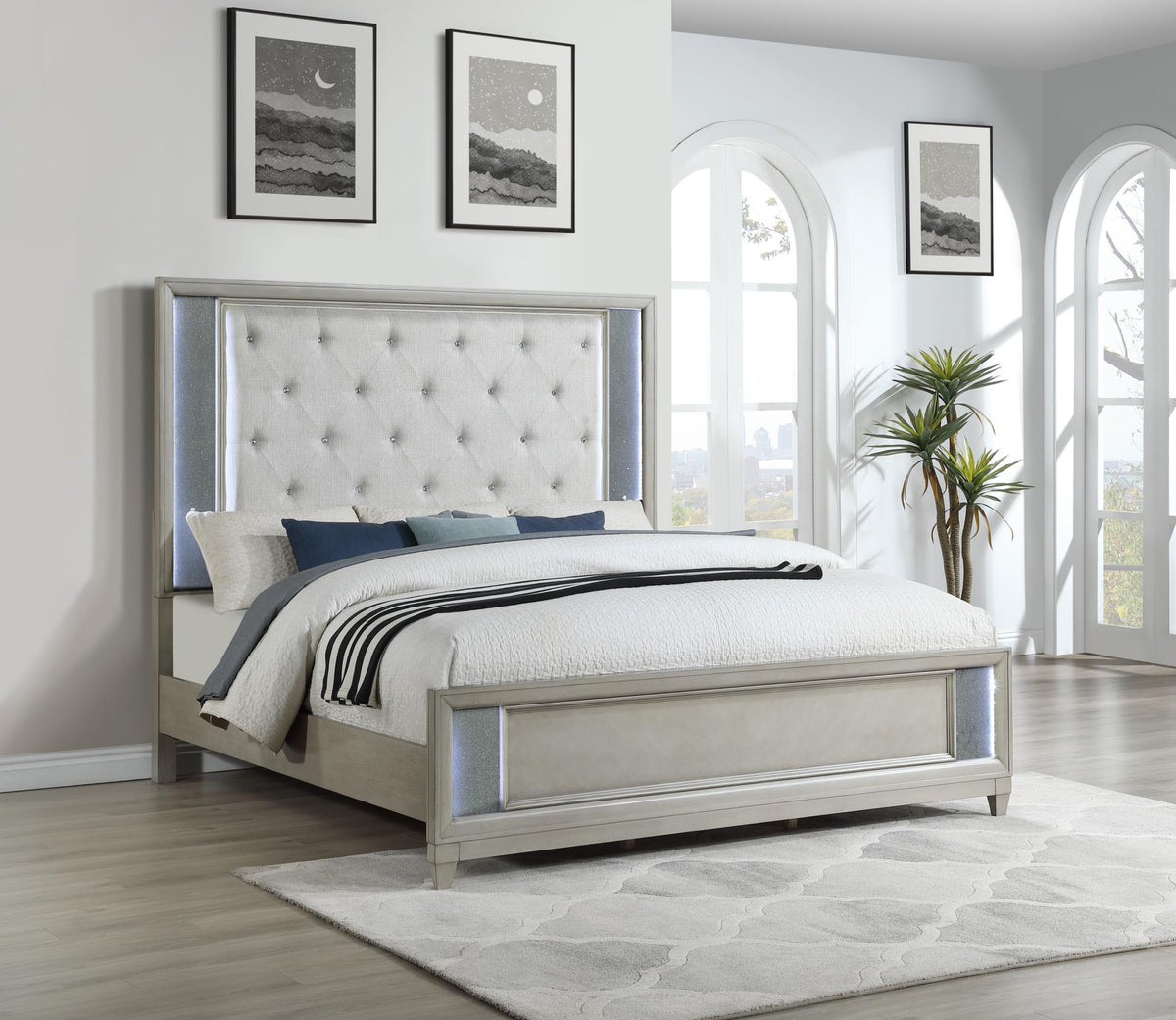 Gray Panel Bedroom Collection