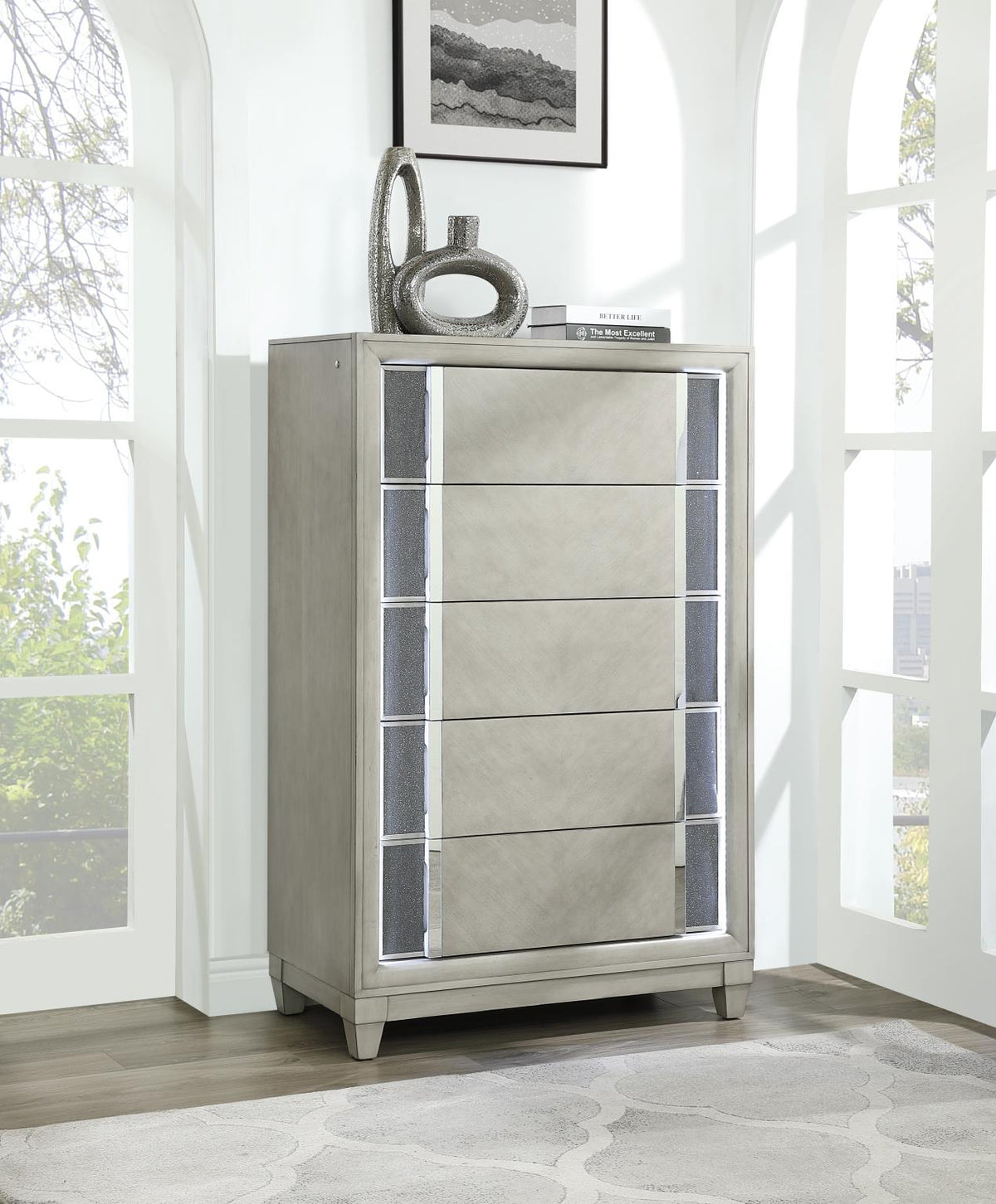 Gray Panel Bedroom Collection