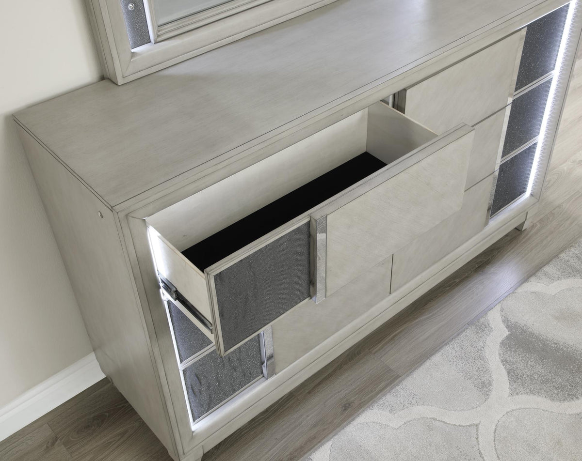 Gray Panel Bedroom Collection