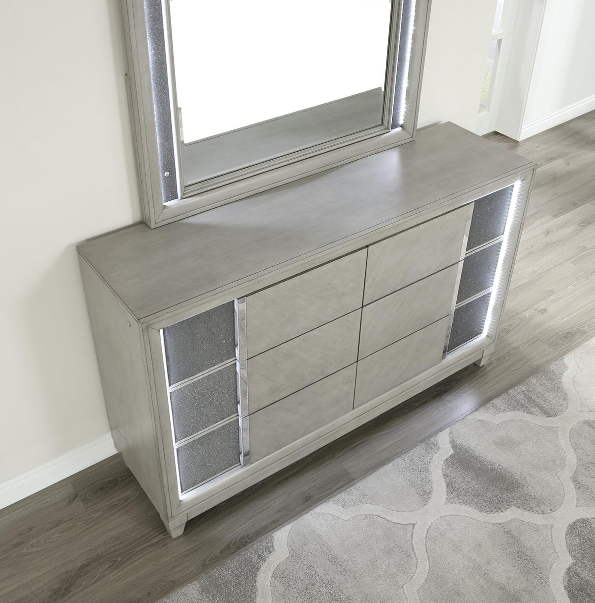 Gray Panel Bedroom Collection