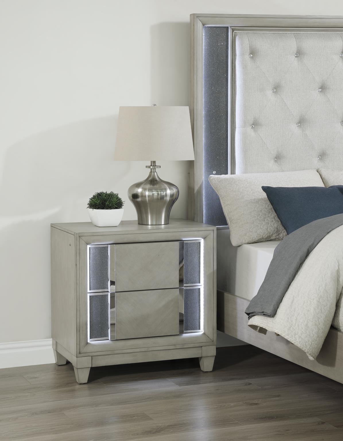 Gray Panel Bedroom Collection