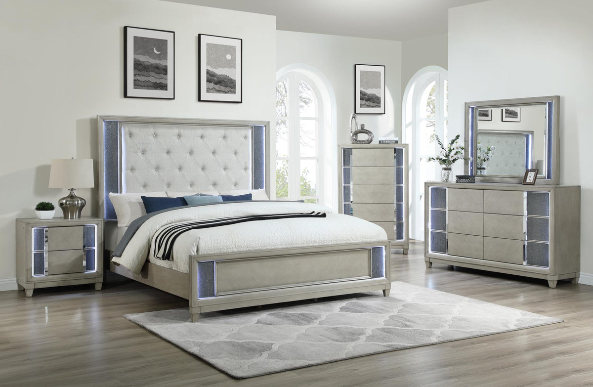 Gray Panel Bedroom Collection
