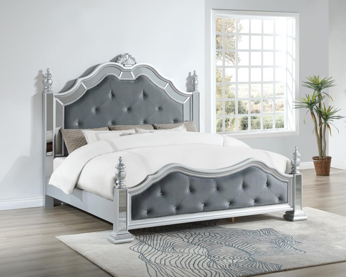 Gray Contemporary Bedroom Collection