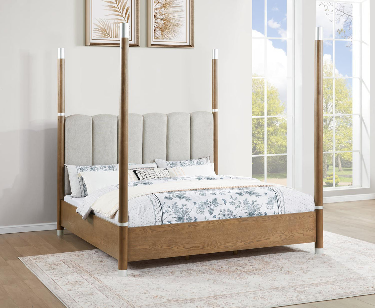 Warm Brown Canopy Bedroom Collection