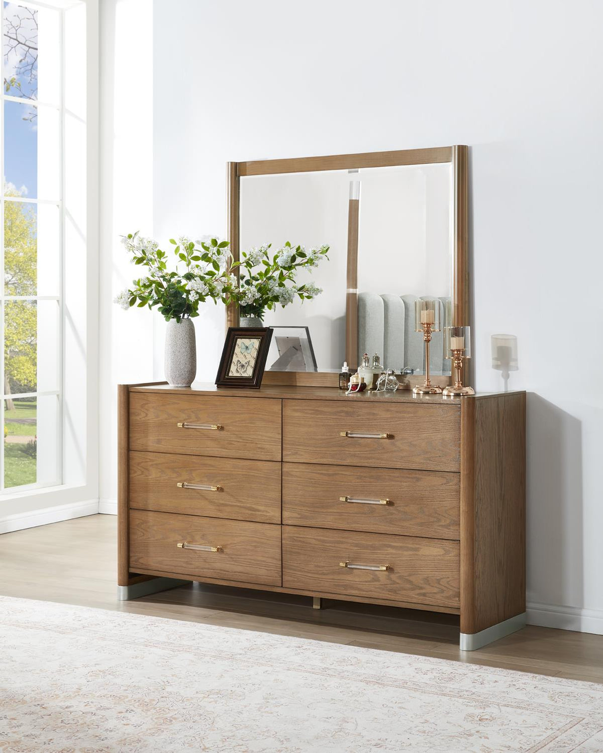 Warm Brown Canopy Bedroom Collection
