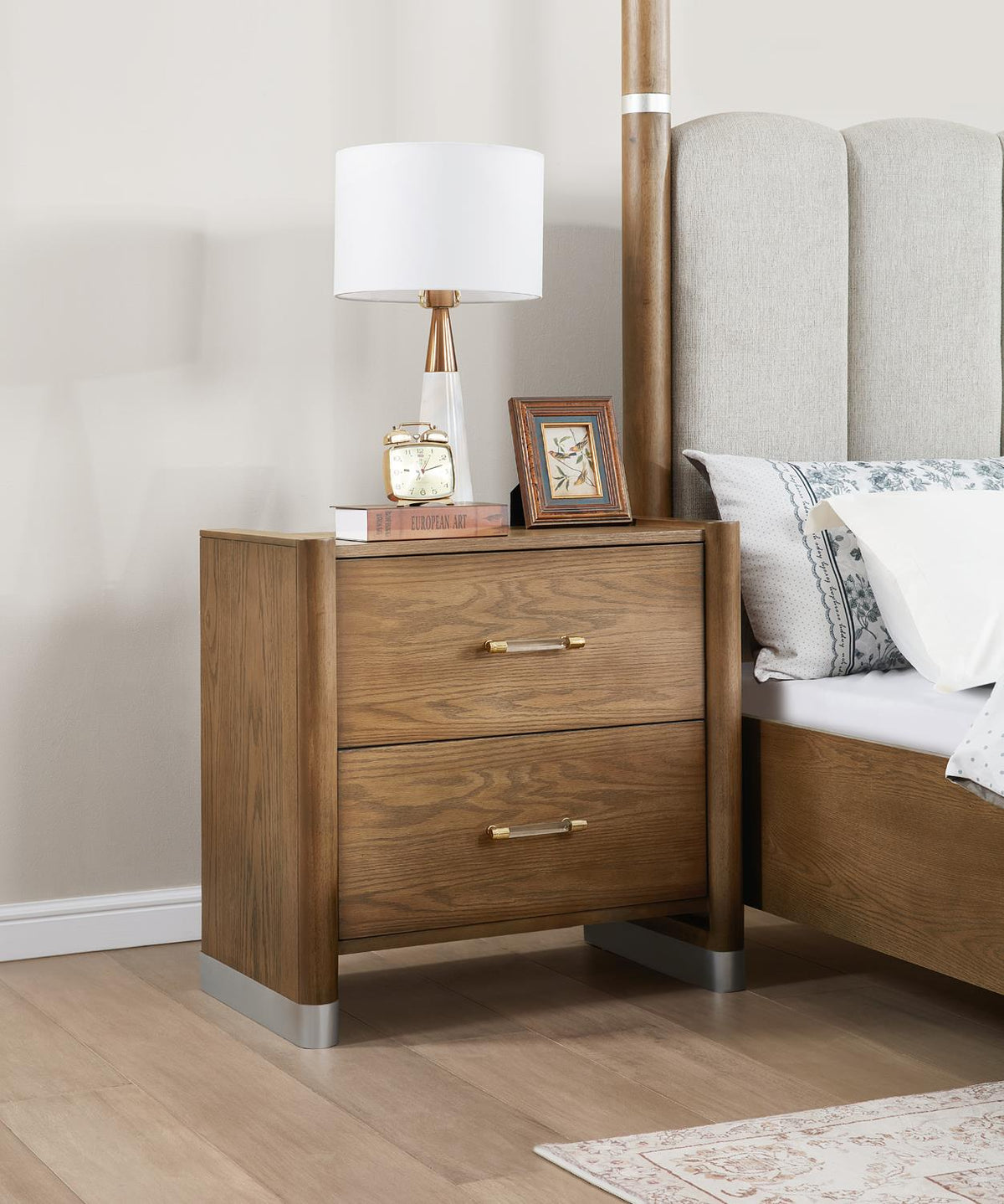 Warm Brown Canopy Bedroom Collection