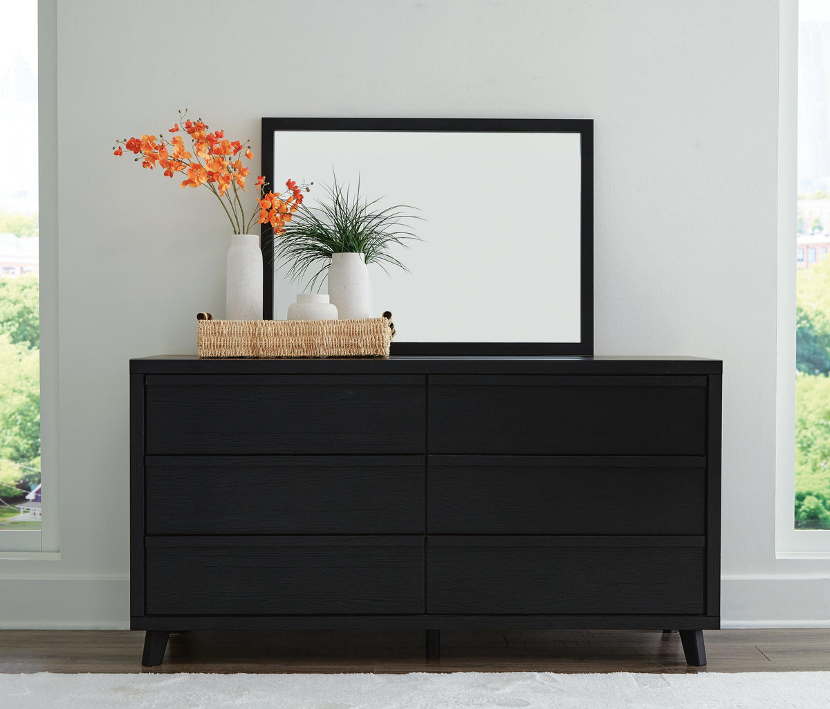 Danziar Dresser with Mirrors